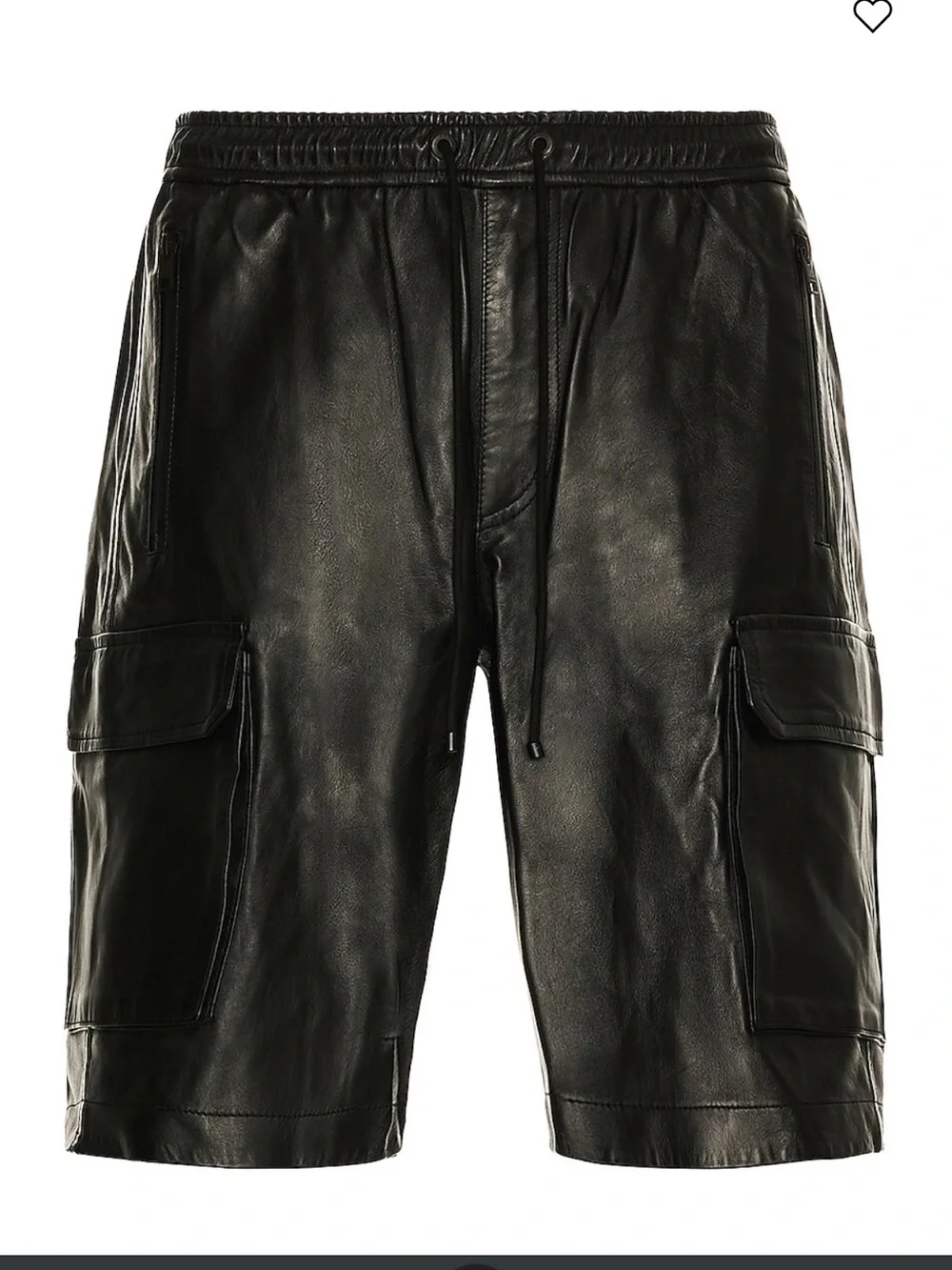 FRAME Men’s Cargo Leather Shorts